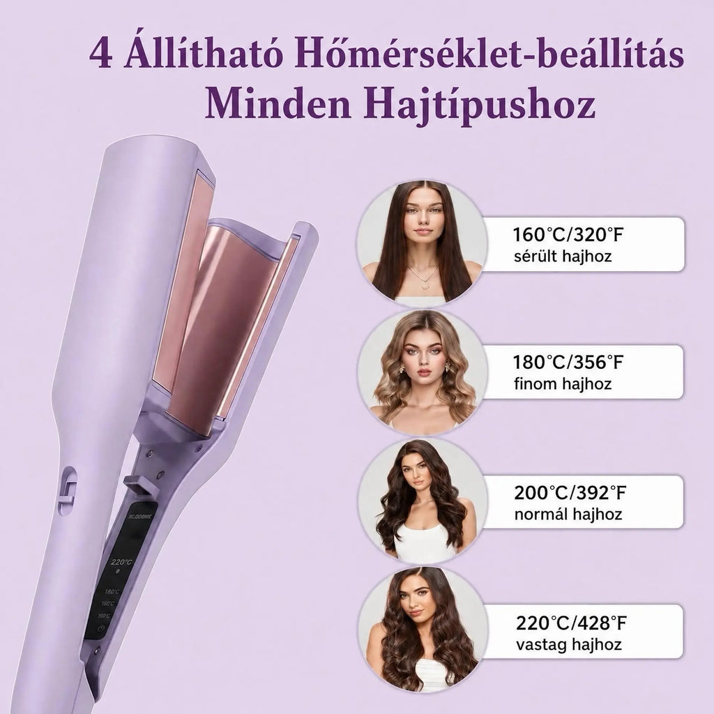 Hajhullámosító Lap Gyönyörű Hullámokért – Wavie™
